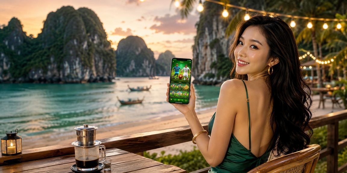 Khách chơi casino di động tại quán cà phê Ninh Bình